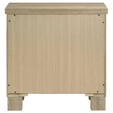 Oakglen Weathered Oak 2-Drawer Nightstand by Coaster at Eve Furniture