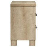 Oakglen Weathered Oak 2-Drawer Nightstand by Coaster at Eve Furniture