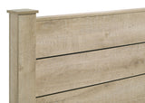 Oakglen Weathered Oak 55-inch Eastern King Panel Bed by Coaster at Eve Furniture