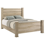 Oakglen Weathered Oak California King Panel Bed by Coaster at Eve Furniture