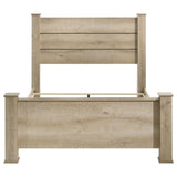 Oakglen Weathered Oak California King Panel Bed by Coaster at Eve Furniture