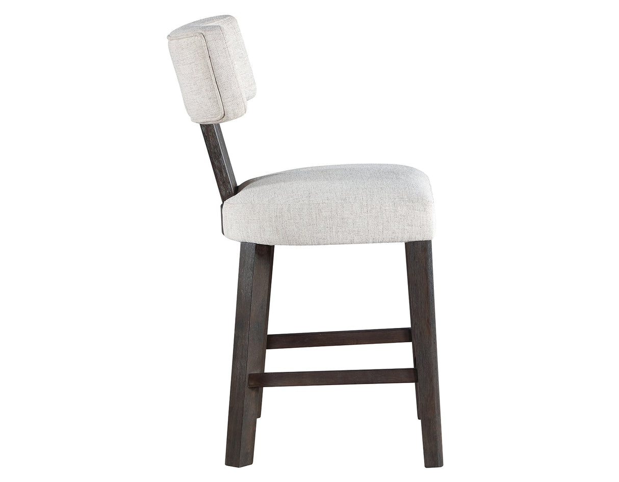 Oakley Charcoal Brown Counter Height Chair, Set of 2 by Steve Silver at Eve Furniture