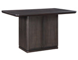 Oakley Charcoal Brown Counter Storage Table by Steve Silver at Eve Furniture