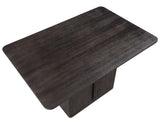 Oakley Charcoal Brown Counter Storage Table by Steve Silver at Eve Furniture