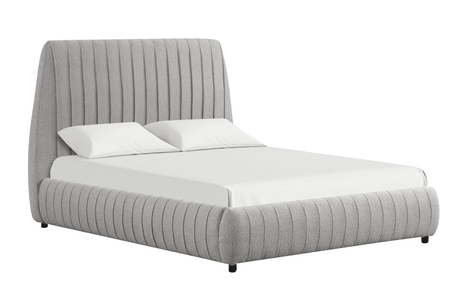 Oasis Grey Queen Platform Bed by Happy Homes at Eve Furniture