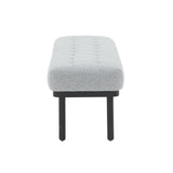 Olivia Boucle Bench by TOV Furniture at Eve Furniture