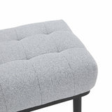 Olivia Boucle Bench by TOV Furniture at Eve Furniture