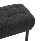 Olivia Boucle Bench by TOV Furniture at Eve Furniture
