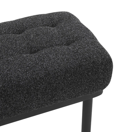 Olivia Boucle Bench by TOV Furniture at Eve Furniture