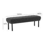 Olivia Boucle Bench by TOV Furniture at Eve Furniture