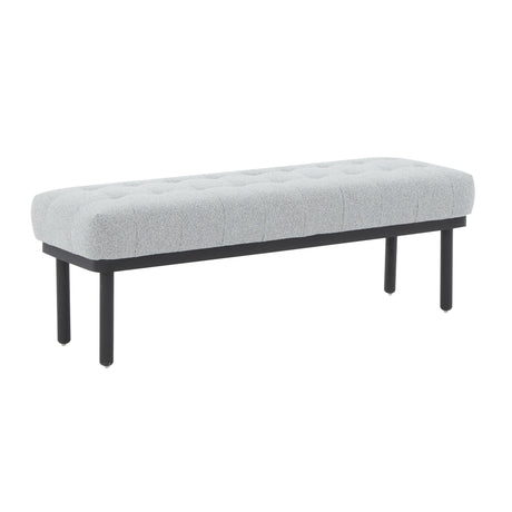 Olivia Boucle Bench by TOV Furniture at Eve Furniture