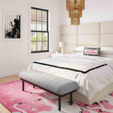 Olivia Boucle Bench by TOV Furniture at Eve Furniture