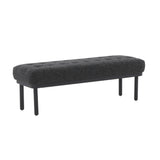Olivia Boucle Bench by TOV Furniture at Eve Furniture