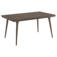 Onslow Dark Brown Rectangular Wood Dining Table by Coaster at Eve Furniture