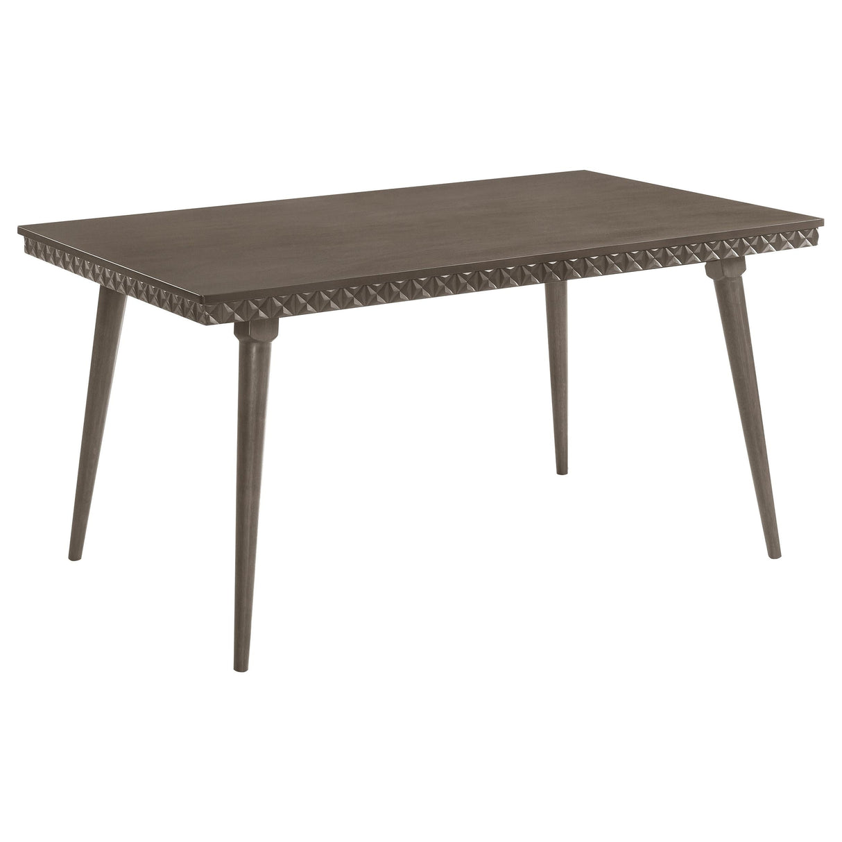 Onslow Dark Brown Rectangular Wood Dining Table by Coaster at Eve Furniture
