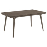 Onslow Dark Brown Rectangular Wood Dining Table by Coaster at Eve Furniture