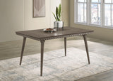 Onslow Dark Brown Rectangular Wood Dining Table by Coaster at Eve Furniture
