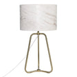 Optima Marble Lampshade Table Lamp - Bronze by Ashcroft Imports at Eve Furniture