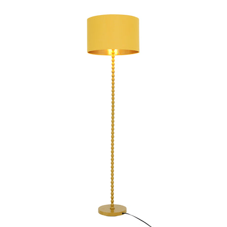Orbit Floor Lamp Ochre and Gold by Ashcroft Imports at Eve Furniture