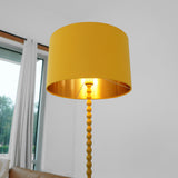 Orbit Floor Lamp Ochre and Gold by Ashcroft Imports at Eve Furniture