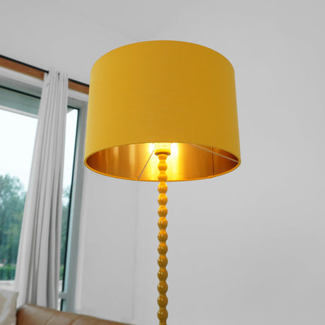 Orbit Floor Lamp Ochre and Gold by Ashcroft Imports at Eve Furniture