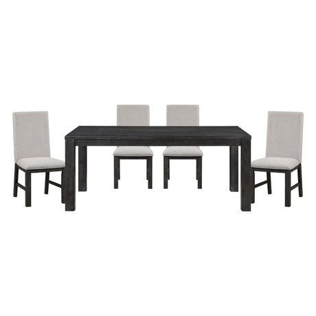 Orem Gray/Black Dining Set by Homelegance at Eve Furniture