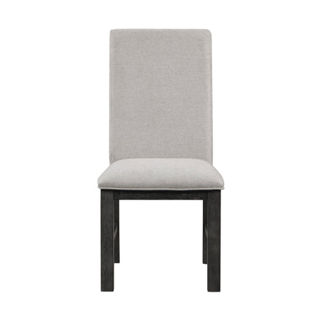 Orem Gray/Black Dining Side Chair, Set of 2 by Homelegance at Eve Furniture