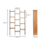 Orson Brown Bookcase by Moe's Home at Eve Furniture