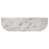 Ortega White and Natural 4-door Marble Top Dining Sideboard Server by Coaster at Eve Furniture