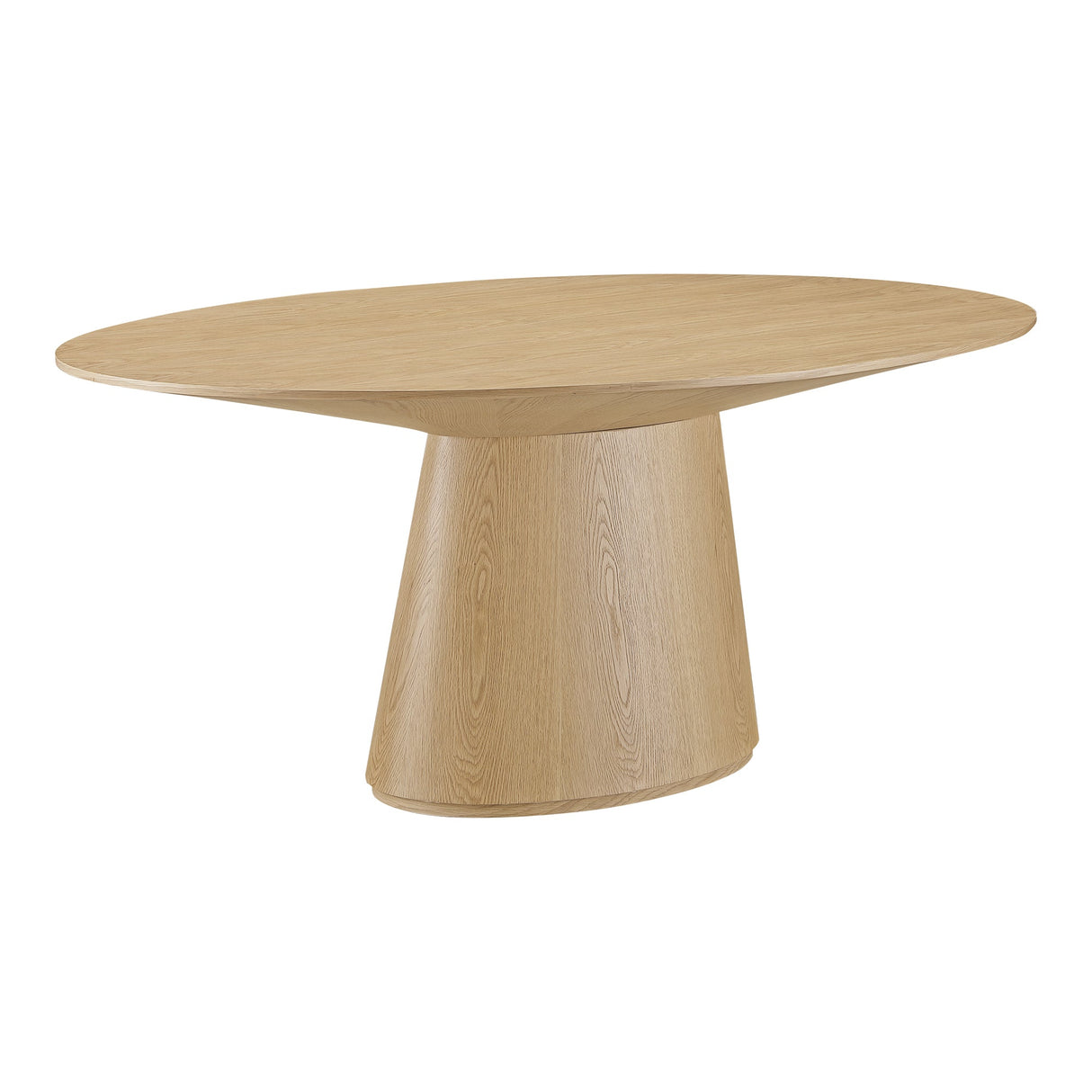 Otago Natural Oak Oval Dining Table by Moe's Home at Eve Furniture