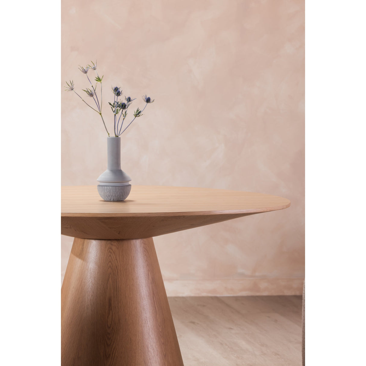 Otago Natural Round 54 Dining Table by Moe's Home at Eve Furniture
