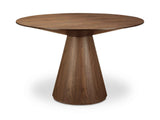 Otago Walnut 47In Round Dining Table by Moe's Home at Eve Furniture