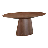 Otago Walnut Brown Oval Dining Table