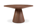 Otago Walnut Brown Round Dining Table by Moe's Home at Eve Furniture