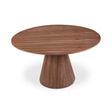 Otago Walnut Brown Round Dining Table by Moe's Home at Eve Furniture
