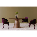 Otago Walnut Brown Round Dining Table by Moe's Home at Eve Furniture