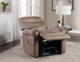 Ottawa Camel Power Lift Chair with Heat and Massage by Steve Silver at Eve Furniture