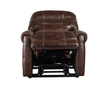 Ottawa Walnut Power Lift Chair with Heat and Massage by Steve Silver at Eve Furniture