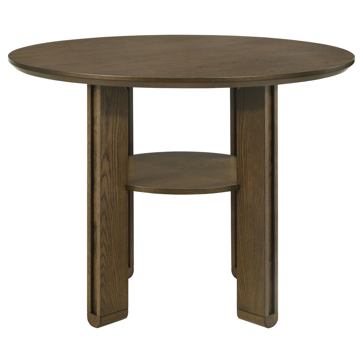 Ottowa Brown 5-Piece Round Wood Counter Height Dining Room Set by Coaster at Eve Furniture