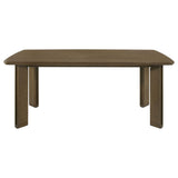 Ottowa Brown Rectangular Wood Dining Table by Coaster at Eve Furniture