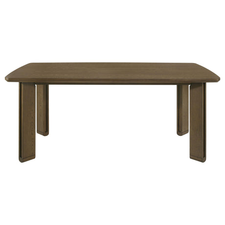 Ottowa Brown Rectangular Wood Dining Table by Coaster at Eve Furniture