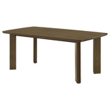 Ottowa Brown Rectangular Wood Dining Table by Coaster at Eve Furniture