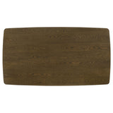 Ottowa Brown Rectangular Wood Dining Table by Coaster at Eve Furniture