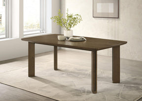 Ottowa Brown Rectangular Wood Dining Table by Coaster at Eve Furniture