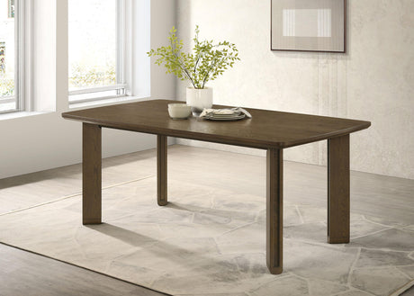 Ottowa Brown Rectangular Wood Dining Table by Coaster at Eve Furniture