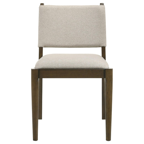 Ottowa Brown Upholstered Dining Side Chair, Set of 2 by Coaster at Eve Furniture