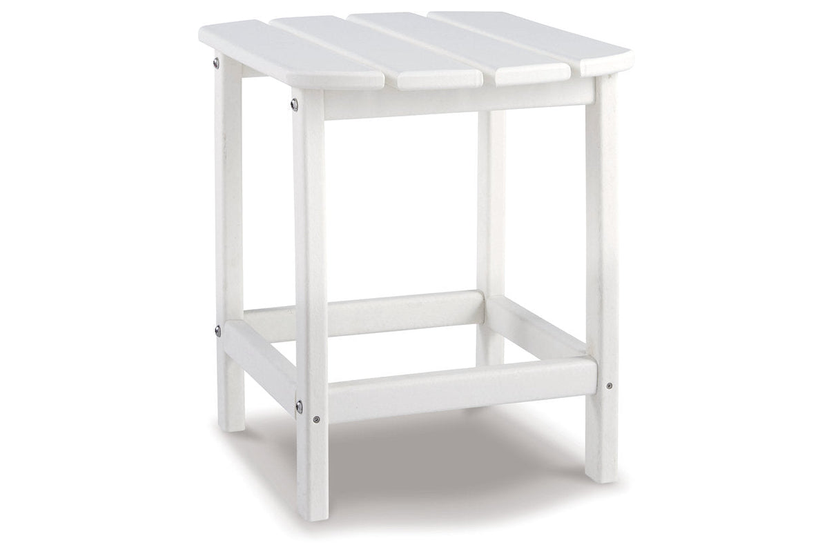 Sundown Treasure White End Table