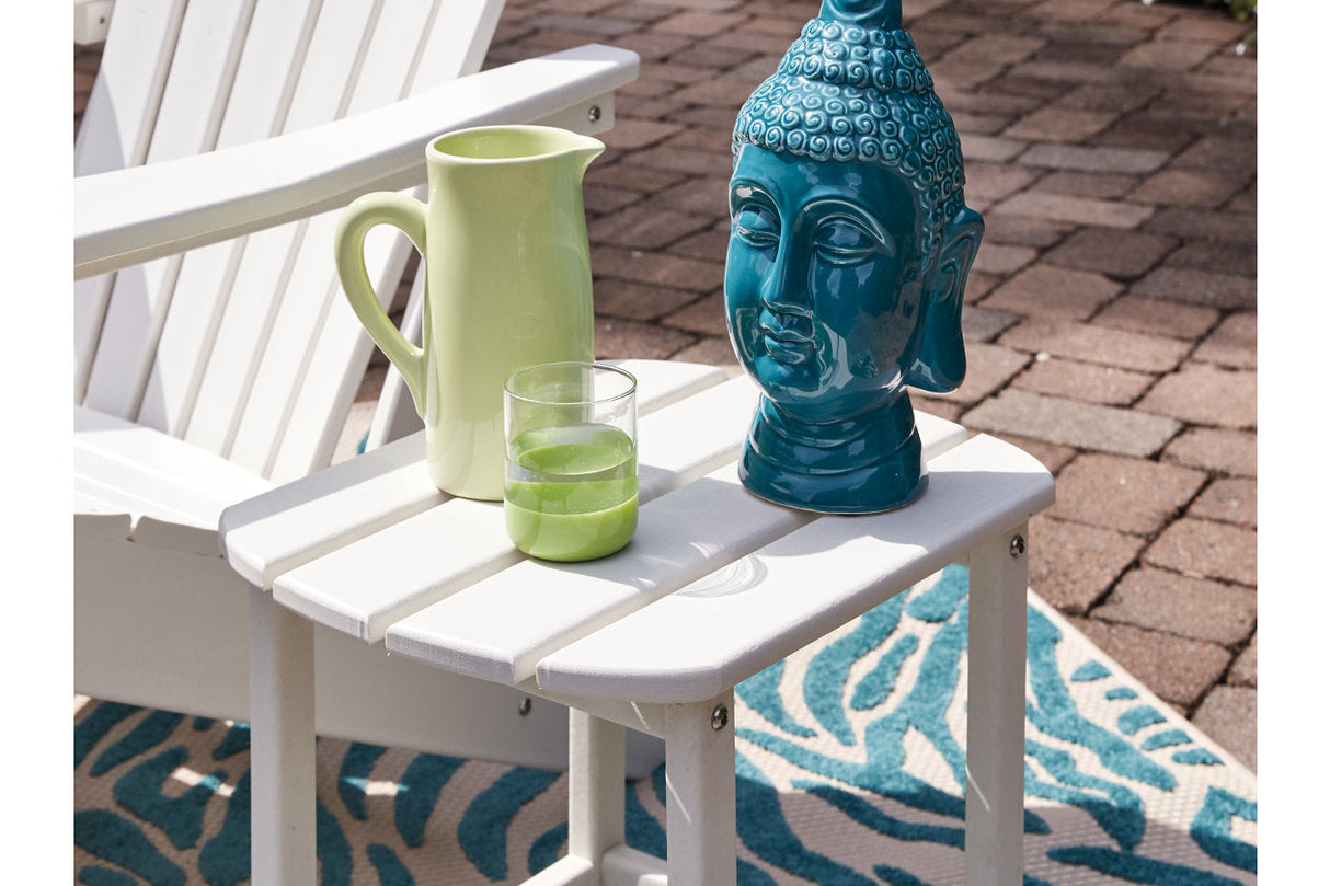 Sundown Treasure White End Table