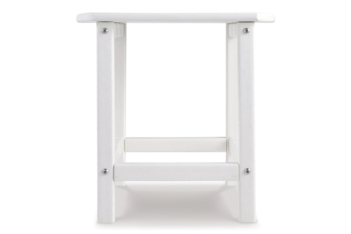 Sundown Treasure White End Table