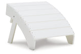 Sundown Treasure White Ottoman